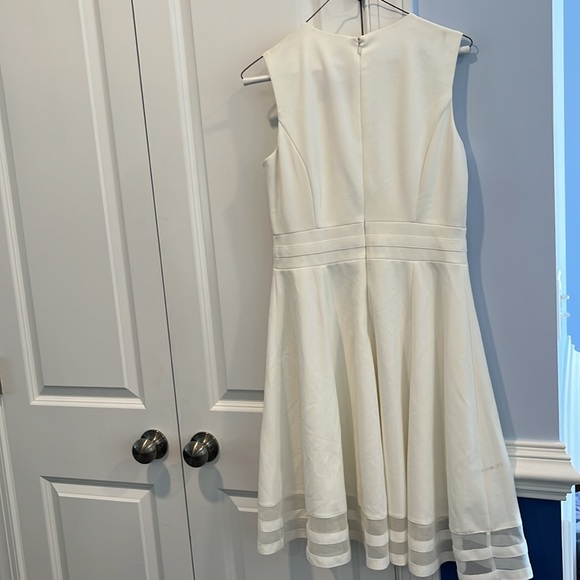 NWT Calvin Klein White Dress - Picture 3 of 5